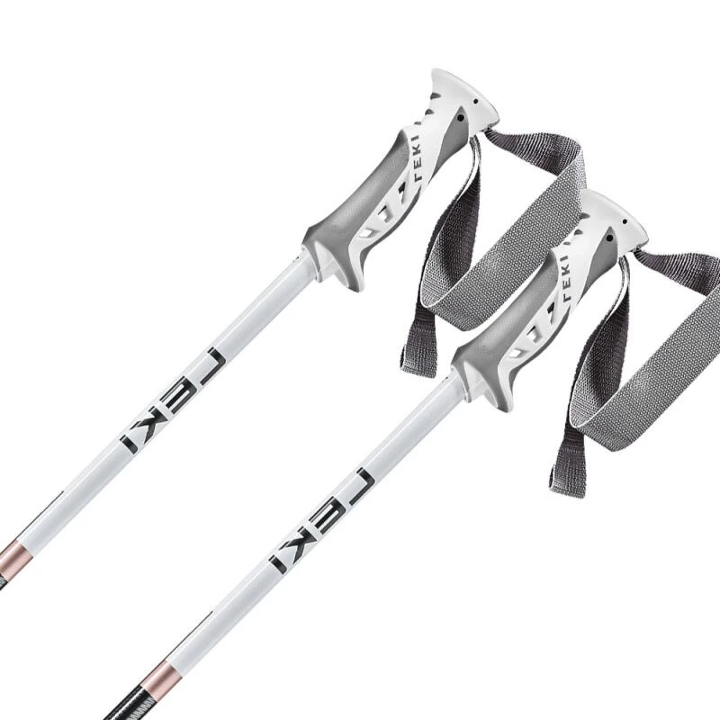 LEKI BLISS rožinio aukso spalvos lazdos 115 cm