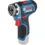 Bosch GSR 12V-15 FC Professional Keyless 600 g Juoda, Blue
