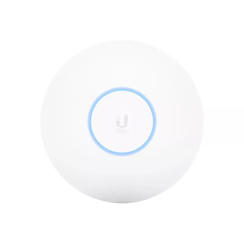 Belaidžio ryšio prieigos taškas UBIQUITI U6‑PRO — Wi‑Fi 6 dviejų juostų 2.4/5 GHz, PoE, IP54, luboms/sienai, 4800 Mbps (5 GHz), 573.5 Mbps (2.4 GHz)