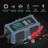 Qoltec išmanusis mikroprocesorinis akumuliatoriaus įkroviklis su akumuliatoriaus testeriu ir 12V atkūrimo funkcija | 6A | LCD | Akumuliatoriaus įkroviklis AGM LiFePO4 GEL akumuliatoriams