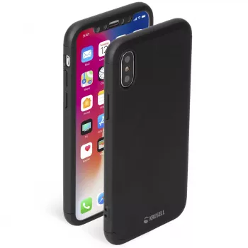 Cover Krusell Arvika 3.0 iPhone XS Max 16.5 cm juoda