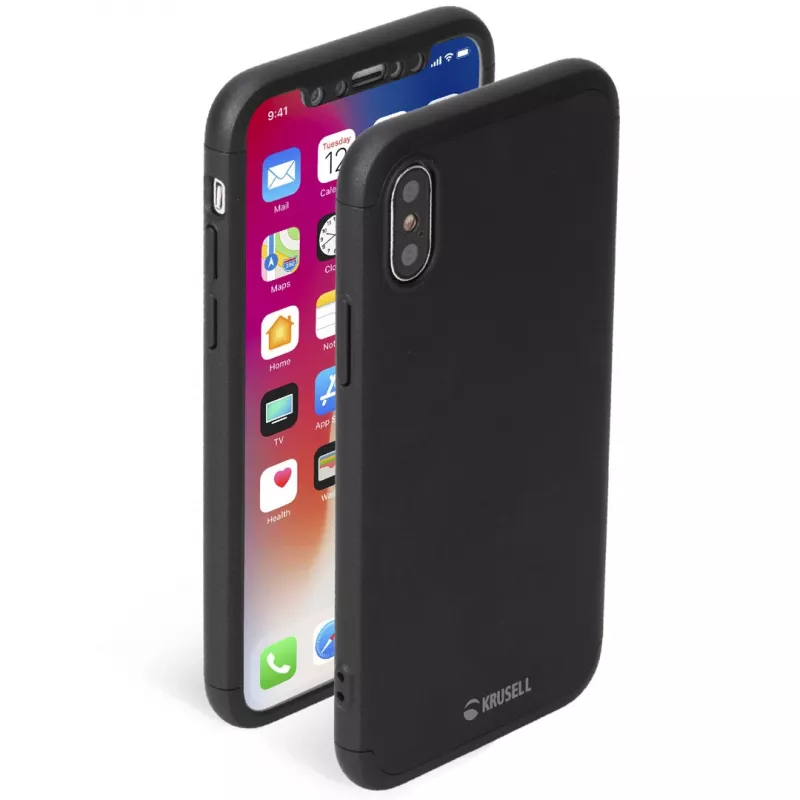 Cover Krusell Arvika 3.0 iPhone XS Max 16.5 cm juoda