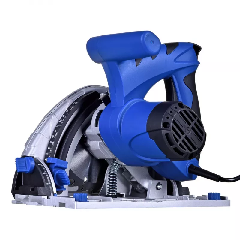 Diskinis pjūklas Scheppach PL55, 1200 W, 230 V, diskas Ø160 mm, 24T, pjovimo gylis 49,5 mm (90°), nuožulnus, medienai