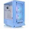 Ceres 350 MX , Tower-Enclosure Light Blue, Tempered Glass x 2