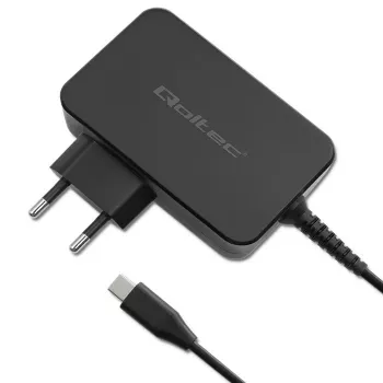GaN maitinimo adapteris QOLTEC 52387 90W 1x USB-C 5–20V