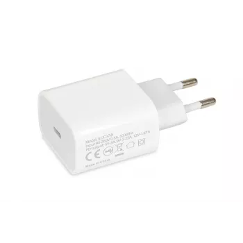 Vidinis USB Type-C greitasis įkroviklis IBOX C-37, 20 W, USB‑C PD 3.0, 3 A išėjimas, baltas