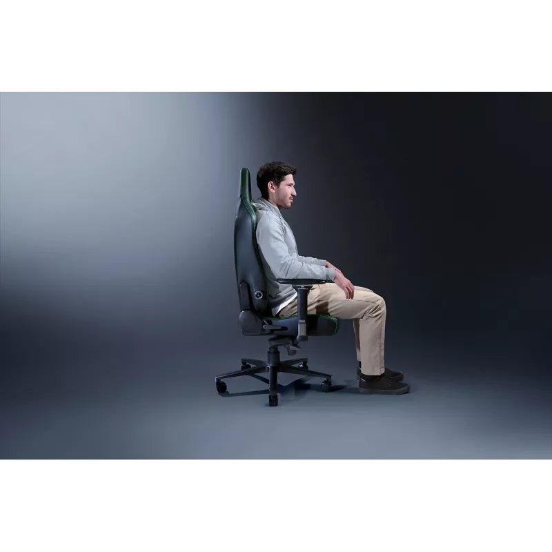 Gaming armchair Razer Iskur V2 Padded seat Juoda Green