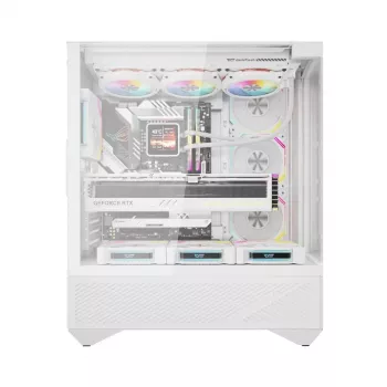 Kompiuterio korpusas Darkflash DY460 ATX baltas