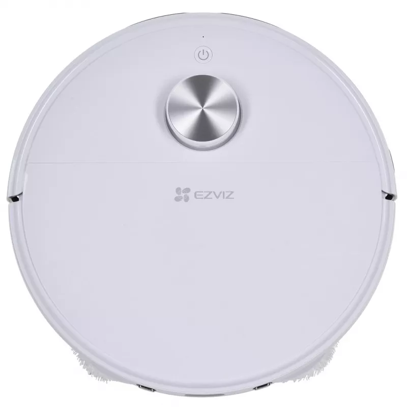 Robotas dulkių siurblys EZVIZ RS2 su kartografavimu, 4000 Pa siurbimo galia, 5200 mAh baterija, 220 min. veikimo laikas, plaunama šluoste, bazinė stotis su 5/5,5 L vandens talpyklomis