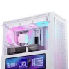 Corsair FRAME 4000D LCD RS PC korpusas, Midi-Tower, ATX, ARGB, grūdintas stiklas - balta
