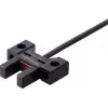 Fotoelektrinis jutiklis Panasonic PM-K45 K tipo šakinis šviesos barjeras, 5–24 V DC, šviesinis / tamsinis perjungimas
