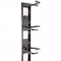 APC NetShelter kabelių valdymas, vertikalus kabelių tvarkyklė, kabelių žiedai, 8 vnt. rinkinys, juoda, 55 mm x 766 mm x 85 mm