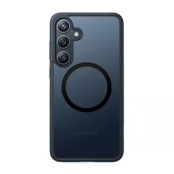 Apsauginis telefono dėklas Torras Guardian-Mag Samsung S24+ – plonas juodas, suderinamas su magnetiniais priedais