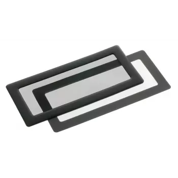 Dulkių filtras DEMCiflex Standard 2 x 40 mm ventiliatoriams, juodas, 130,7×60 mm