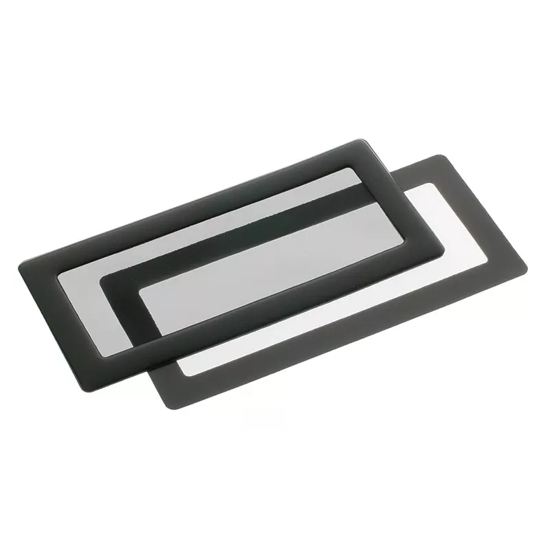 Dulkių filtras DEMCiflex Standard 2 x 40 mm ventiliatoriams, juodas, 130,7×60 mm