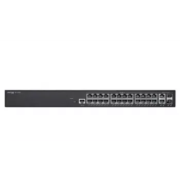 Valdomas L2 gigabito eterneto komutatorius Lancom Systems GS-2426 — 24× Gigabit RJ-45, 1U stovas, MAC 8000, AC maitinimas