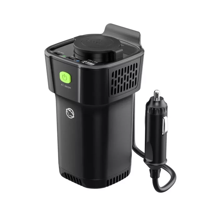 Nuolatinės srovės į kintamos srovės keitiklis MANTA MPI201C 150W — 150 W nuolatinė galia, nuolatinės srovės įėjimas į kintamos srovės išėjimą