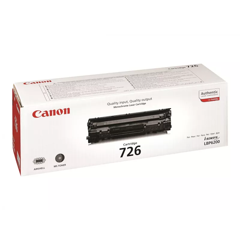 Canon CRG-726 juoda Originali Tonerio kasetė 1 vnt. 2400 psl.