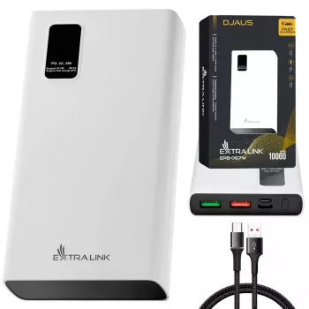 Nešiojama išorinė baterija Extralink EPB-067W 10000 mAh