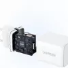 UGREEN Charger Nexode N serijos X513 30W GaN USB-C vieno prievado greitasis įkroviklis, 100–240 V, baltas