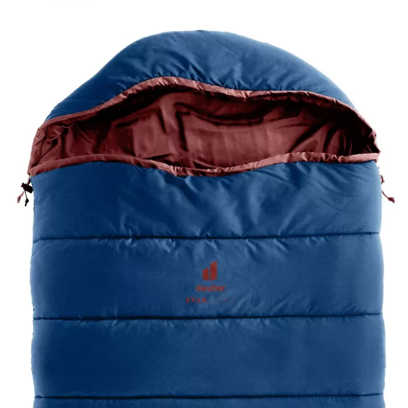 Deuter vaikiškas miegmaišis Starlight SQ (130-170 cm) - nightblue/redwood