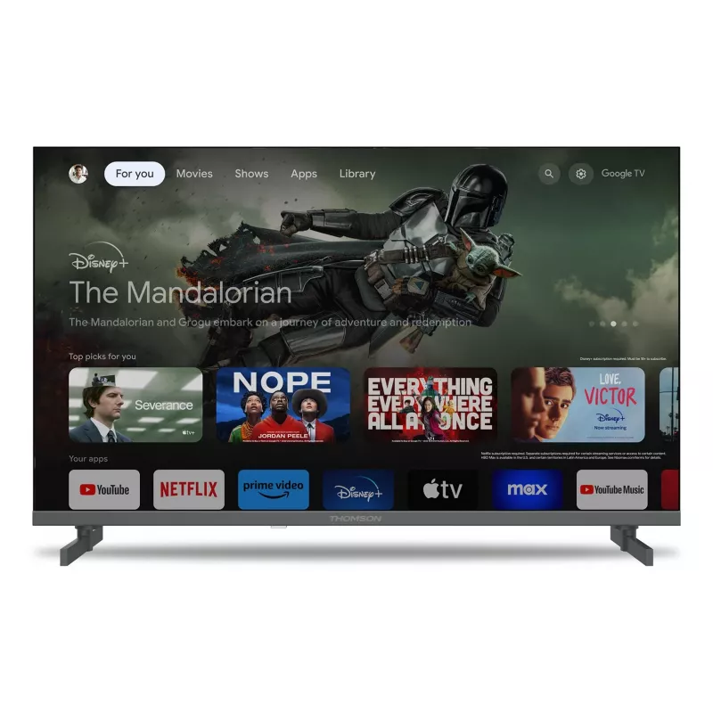 Thomson 50QG4S14 TV 139,7 cm (55) 4K Ultra HD išmanusis televizorius Wi-Fi pilka