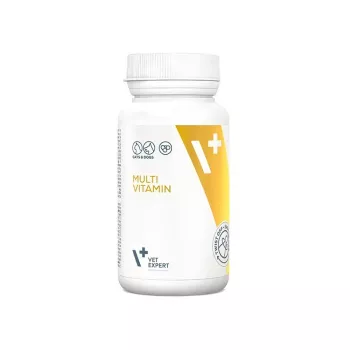 Multivitaminų kapsulės VETEXPERT 30 vnt. šunims ir katėms – gyvybingumas, sąnarių palaikymas, be konservantų ir glitimo
