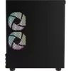 PC Micro Tower Thermaltake View 170 WS ARGB — Micro chassis, Juoda, supports PS2 PSU, 2x 120 mm side + 1x 120 mm rear fans, 2.5/3.5 inch HDD