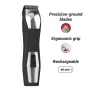 Trimeris Wahl GroomsMan Pro Battery Juoda, nerūdijantis plienas, 0,7 mm, 3 cm