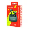 CNS-TWS10BK „Canyon“ belaidės ausinės True Wireless Stereo (TWS) į ausis, skirtos skambučiams/muzikai/sportui/kasdieniam naudojimui, USB Type-C, Bluetooth, juodos (CNS-TWS10BK)