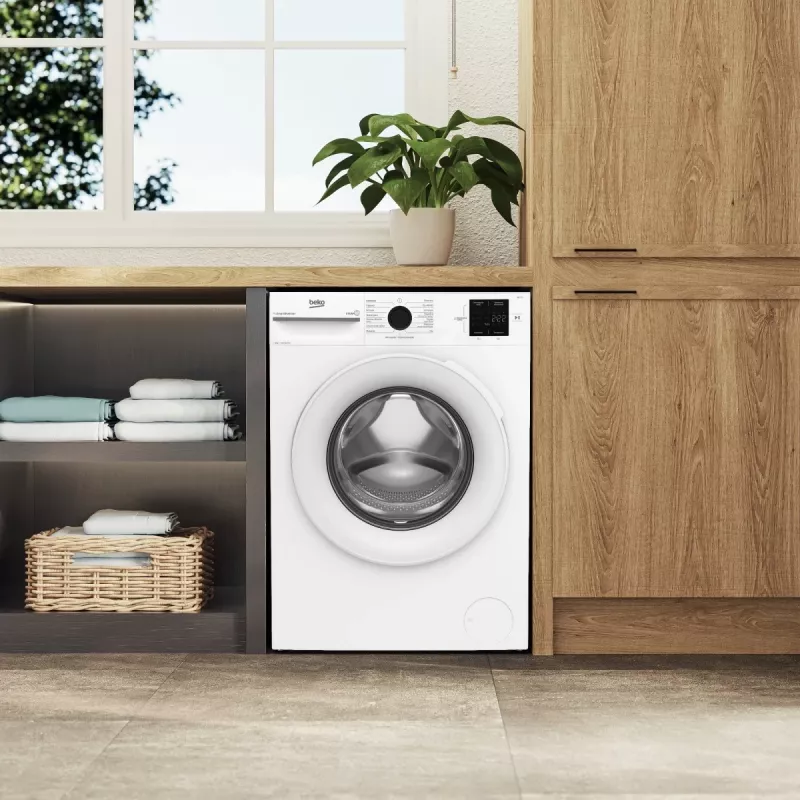BEKO BM1WFU38225WW skalbimo mašina b100 8kg 1200 aps./min AquaWave Balta