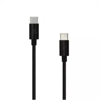 SBOX Type C įkrovimo ir duomenų kabelis TYPEC-2-B, 1 m, juodas