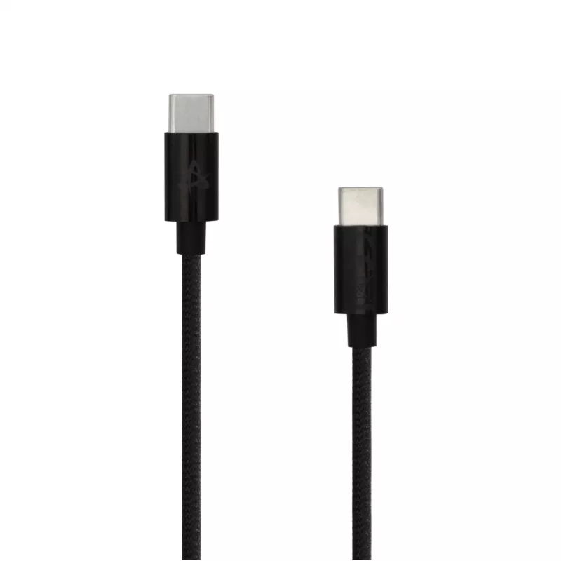 SBOX Type C įkrovimo ir duomenų kabelis TYPEC-2-B, 1 m, juodas