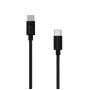 SBOX Type C įkrovimo ir duomenų kabelis TYPEC-2-B, 1 m, juodas