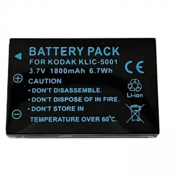 Įkraunama baterija extra digital KLIC-5001 3,7V 1000mAh nešiojamiems įrenginiams