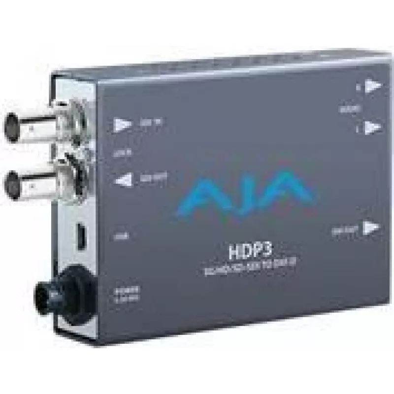 AJA HDP3 - 3G-SDI/HD-SDI/SDI į DVI vaizdo / garso keitiklis