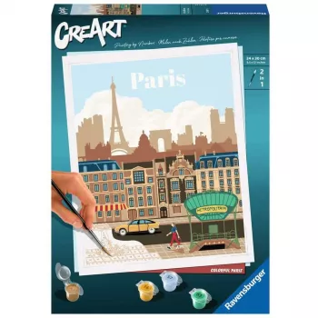 CreArt - Spalvingas Paryžius, tapyba