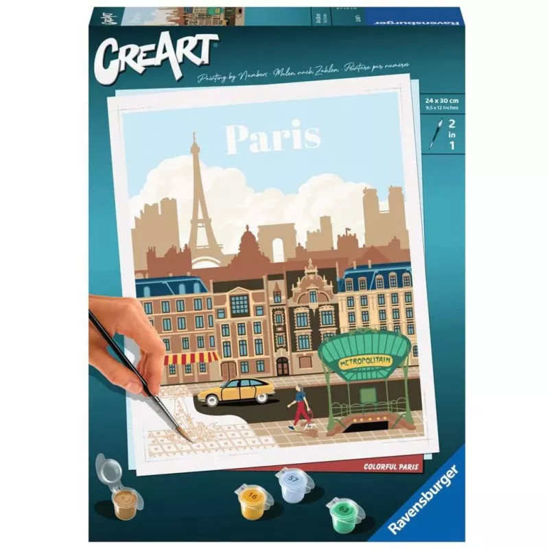 CreArt - Spalvingas Paryžius, tapyba