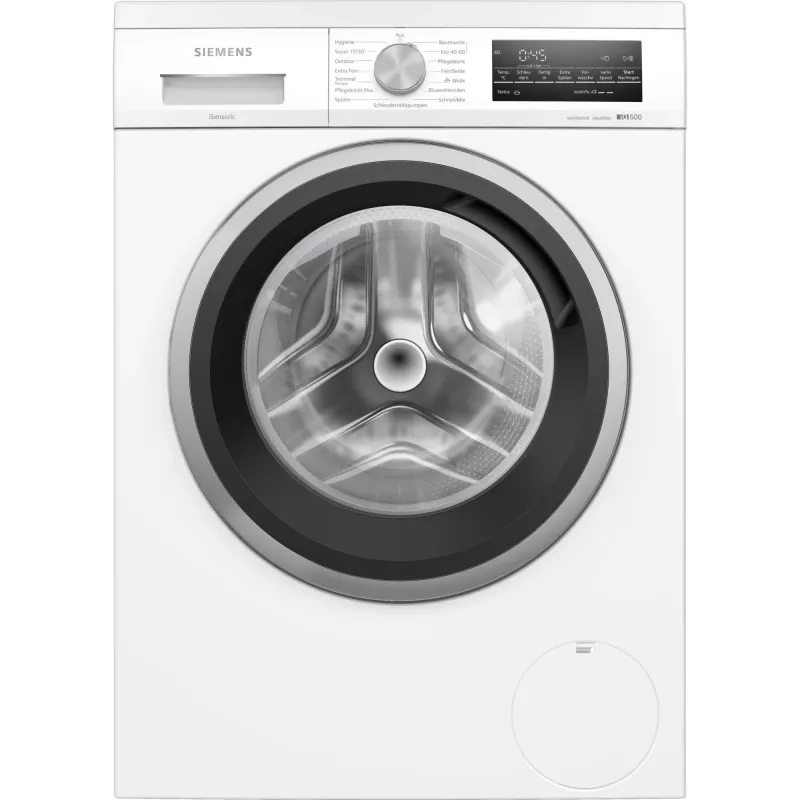 Siemens iQ500 WU14UT70 skalbimo mašina, priekinė pakrova, 8 kg, 1400 aps./min., balta