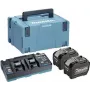 MAKITA 191Y97-1 - Maitinimo šaltinio rinkinys, tinkamas XGT įrenginiams (40 V XGT ličio jonų | sudaro 2x BL4080F akumuliatorius 8,0 Ah, DC40RB dvigubas greitas įkroviklis, nešiojimo dėklas) (191Y97-1)