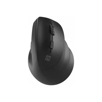 Belaidė optinė pelė NATEC CRAKE 2 — Bluetooth 5.2, 2400 DPI, 6 mygtukai, dešinei rankai, juoda