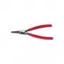 Knipex 46 11 A1 žiedinių spyruoklių replės, tinkamos išoriniams žiedams 10-25 mm, antgalio forma tiesi