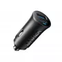 Anker automobilinis įkroviklis 30 W 2 prievadai juodas greitasis įkrovimas