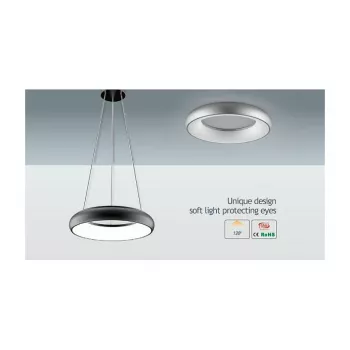 Synergy 21 LED Rundleuchte Donut nw Sidabrinė 25w