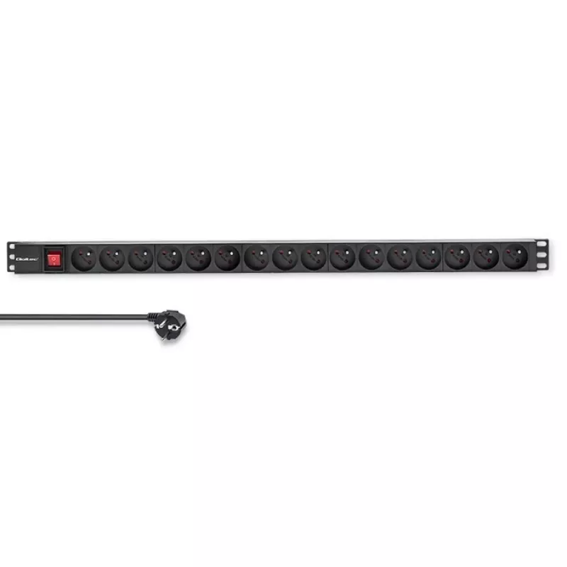 Stovo maitinimo juosta 16A PDU, 16xFRENCH, vertikali