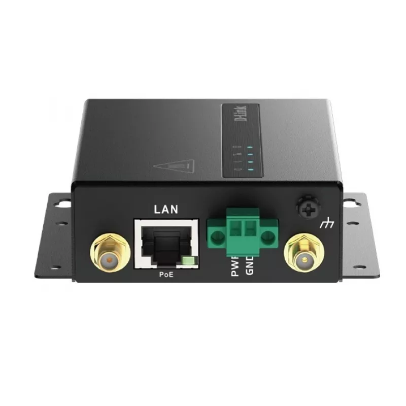 D-Link 5G M2M VPN PoE+ modemo maršrutizatorius, RJ45, išorinė, IEEE 802.3at, juoda, 48–57 V, -30–70 °C
