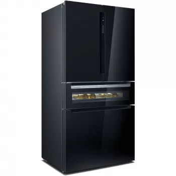 Siemens KF96RSBEA side-by-side šaldytuvas laisvai pastatomas 572 L juodas