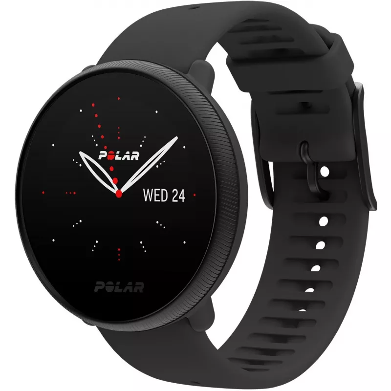Polar Ignite 2 - Black & Pearl - Sportinis laikrodis su dirželiu - Silikoninis - juodas - Dirželio dydis: S/L - Bluetooth - 35 g (90085182)