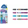 Pelikan griffix® plunksnakotis kairiarankiams - Lovely Pink - Rožinė - Užpildymo sistema kasetėmis - Mėlyna - Plastikinis - Nerūdijantis plienas - kairiarankiams (820318)