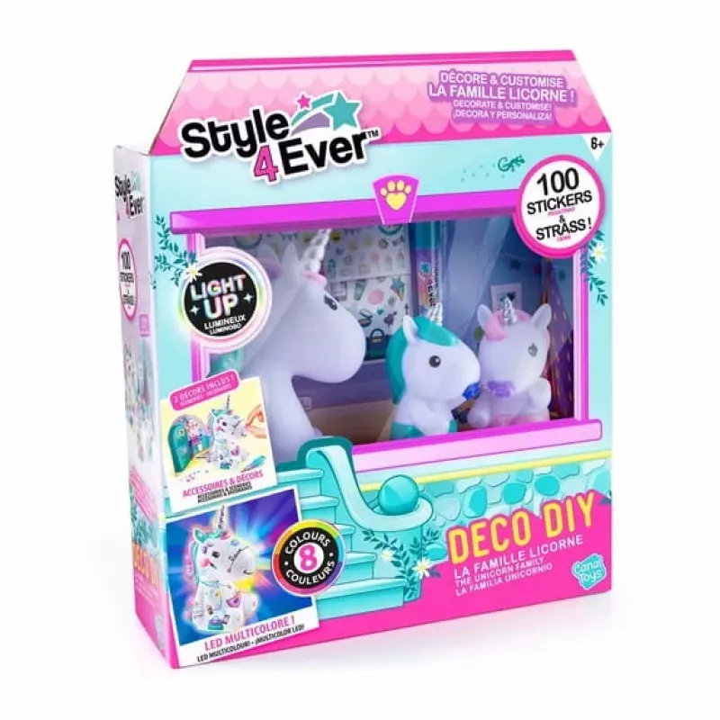 Canal Toys kūrybinis rinkinys The Unicorn Family Light Up (OFG287)